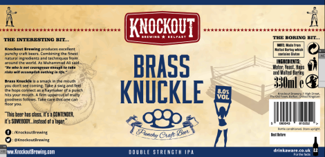 brass knuckle label